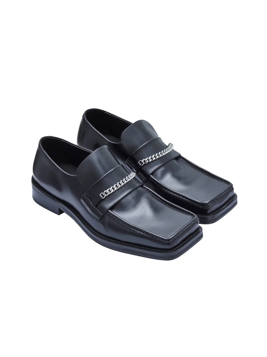 【Martine Rose  - マーティンローズ】SQUARE TOE LOAFER / BLACK (ローファー/ブラック)