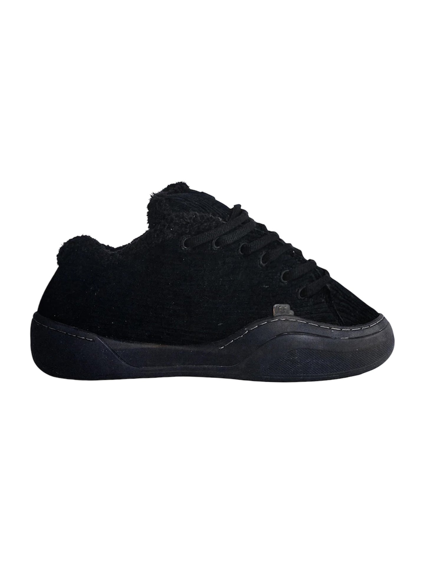 【ERL - イーアールエル】CORDUROY PIRATE BLACK VAMP / BLACK (スニーカー/ブラック)