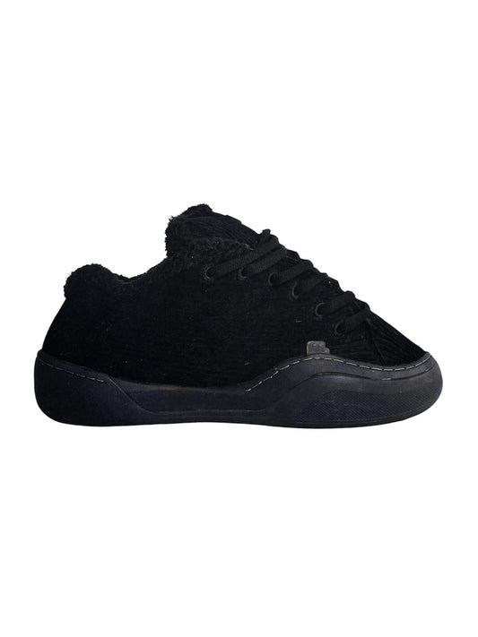【ERL - イーアールエル】CORDUROY PIRATE BLACK VAMP / BLACK (スニーカー/ブラック)