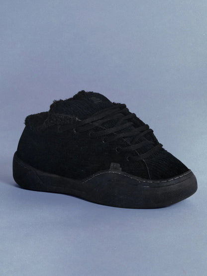 【ERL - イーアールエル】CORDUROY PIRATE BLACK VAMP / BLACK (スニーカー/ブラック)