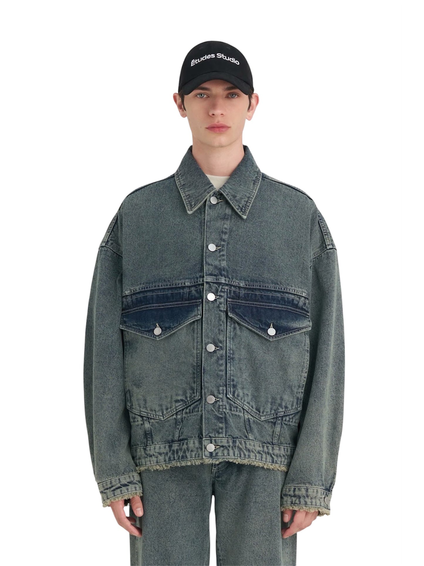 【Études studio - エチュード スタジオ】 Loose Denim Jacket ACID/ Cream (ジャケット/クリーム)