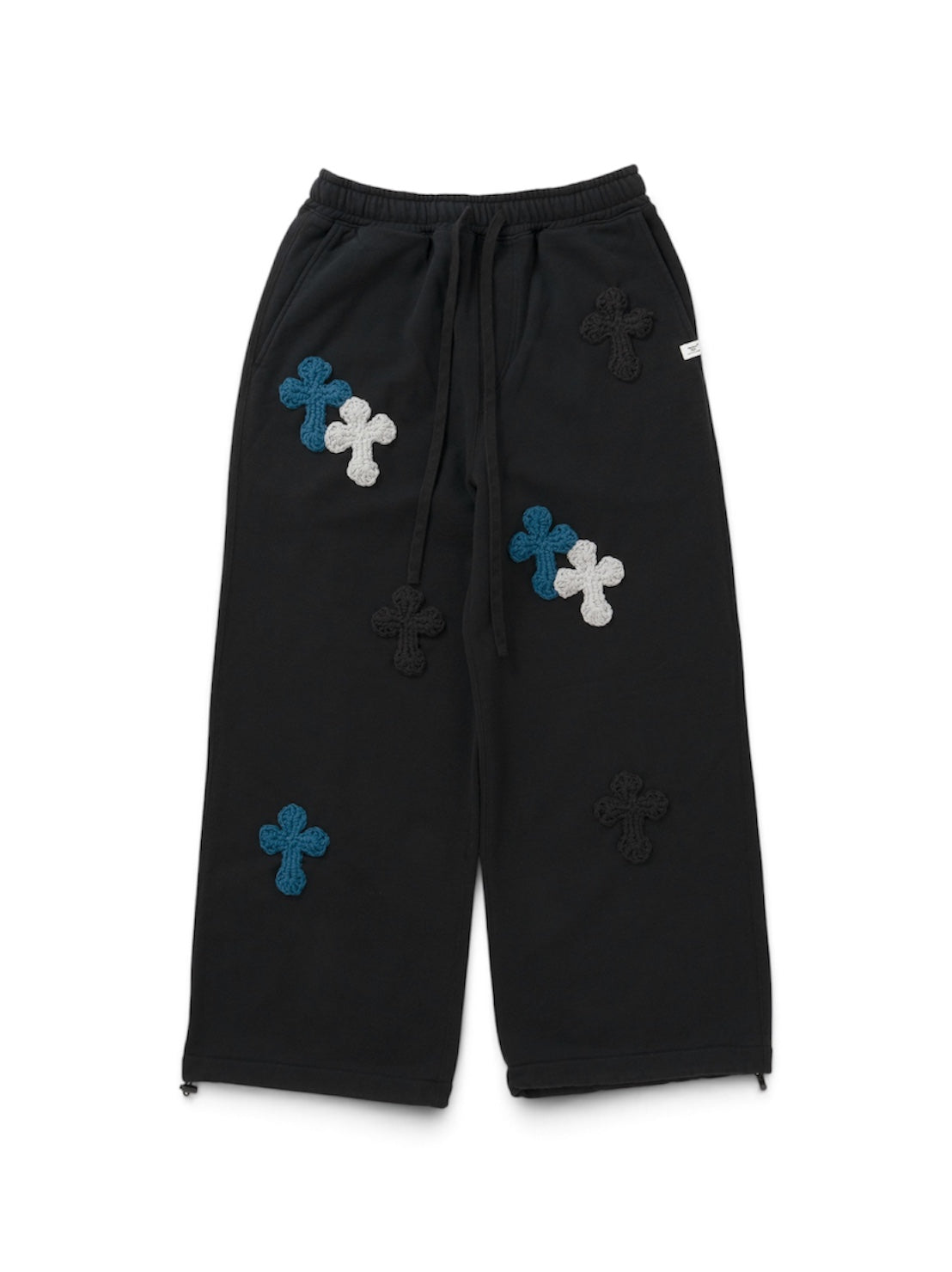 【Perfect ribs® × Y.A.R.N.】New Super Wide Sweat Pants (スウェットパンツ/ブラック)