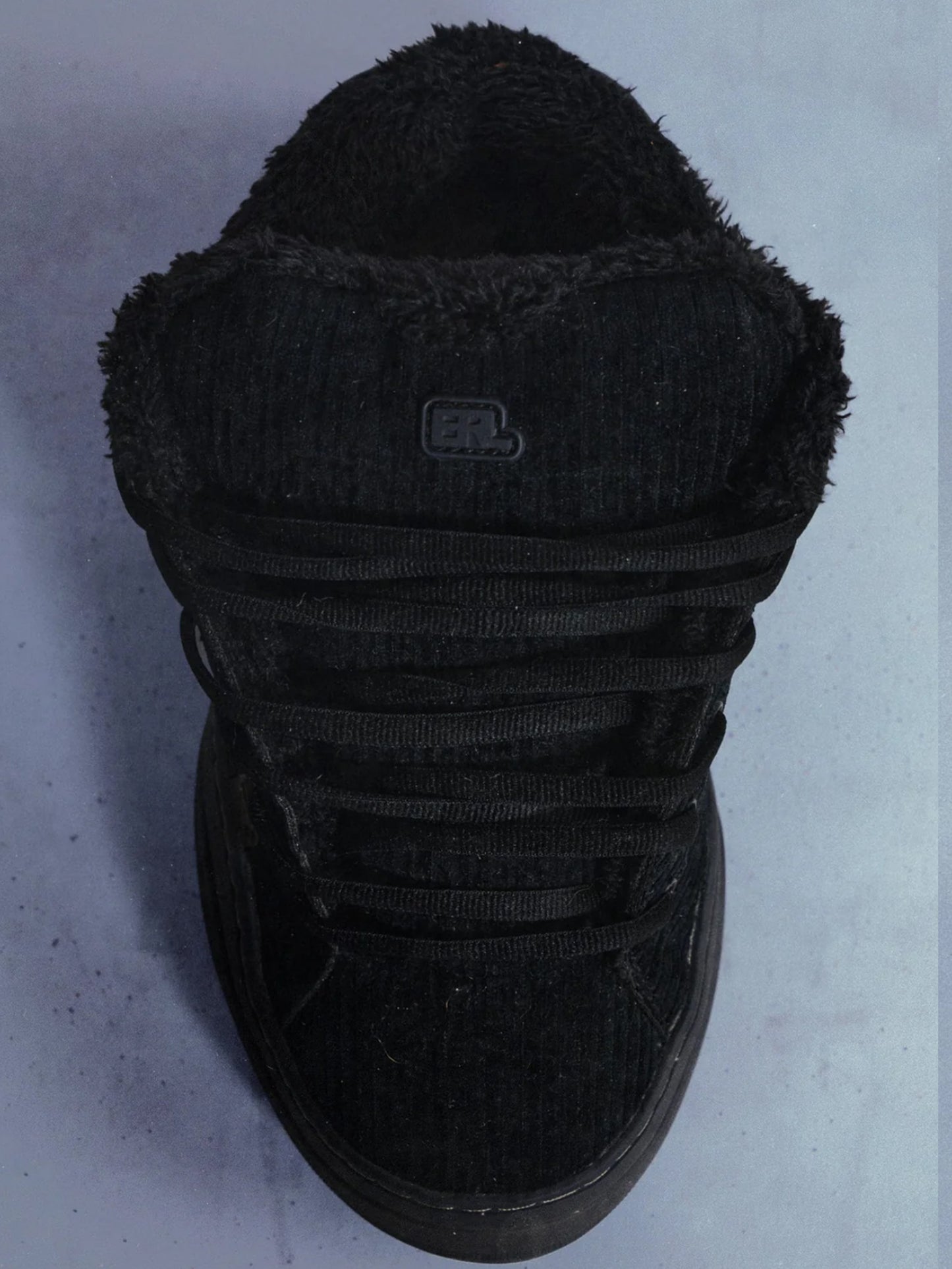 【ERL - イーアールエル】CORDUROY PIRATE BLACK VAMP / BLACK (スニーカー/ブラック)