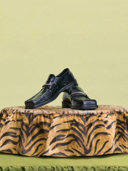 【Martine Rose  - マーティンローズ】SQUARE TOE LOAFER / BLACK (ローファー/ブラック)