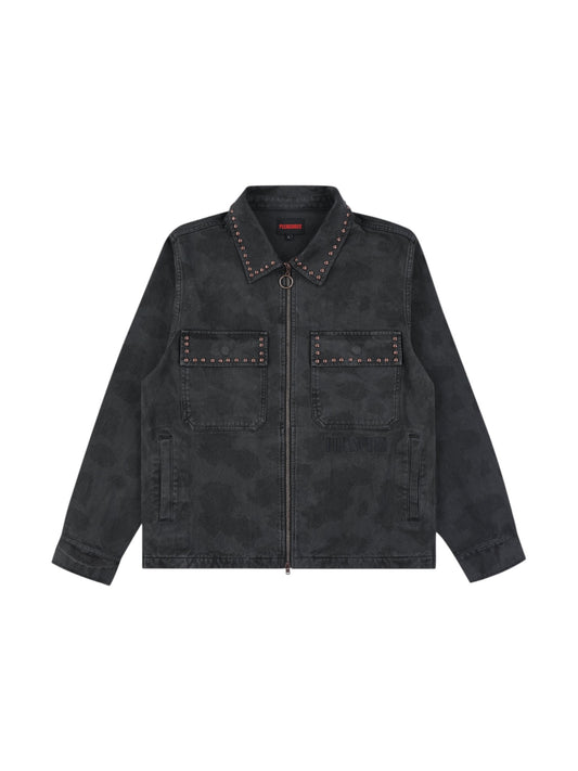 【PLEASURES - プレジャーズ】COWHIDE WORK JACKET / BLACK (ジャケット/ブラック)