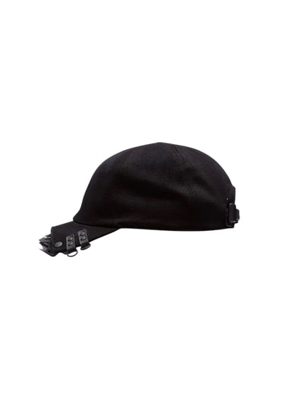 【INNERRAUM - インナーラム】C52 CROPPED BASEBALL CAP/ BLACK MATT（キャップ / ブラックマット）