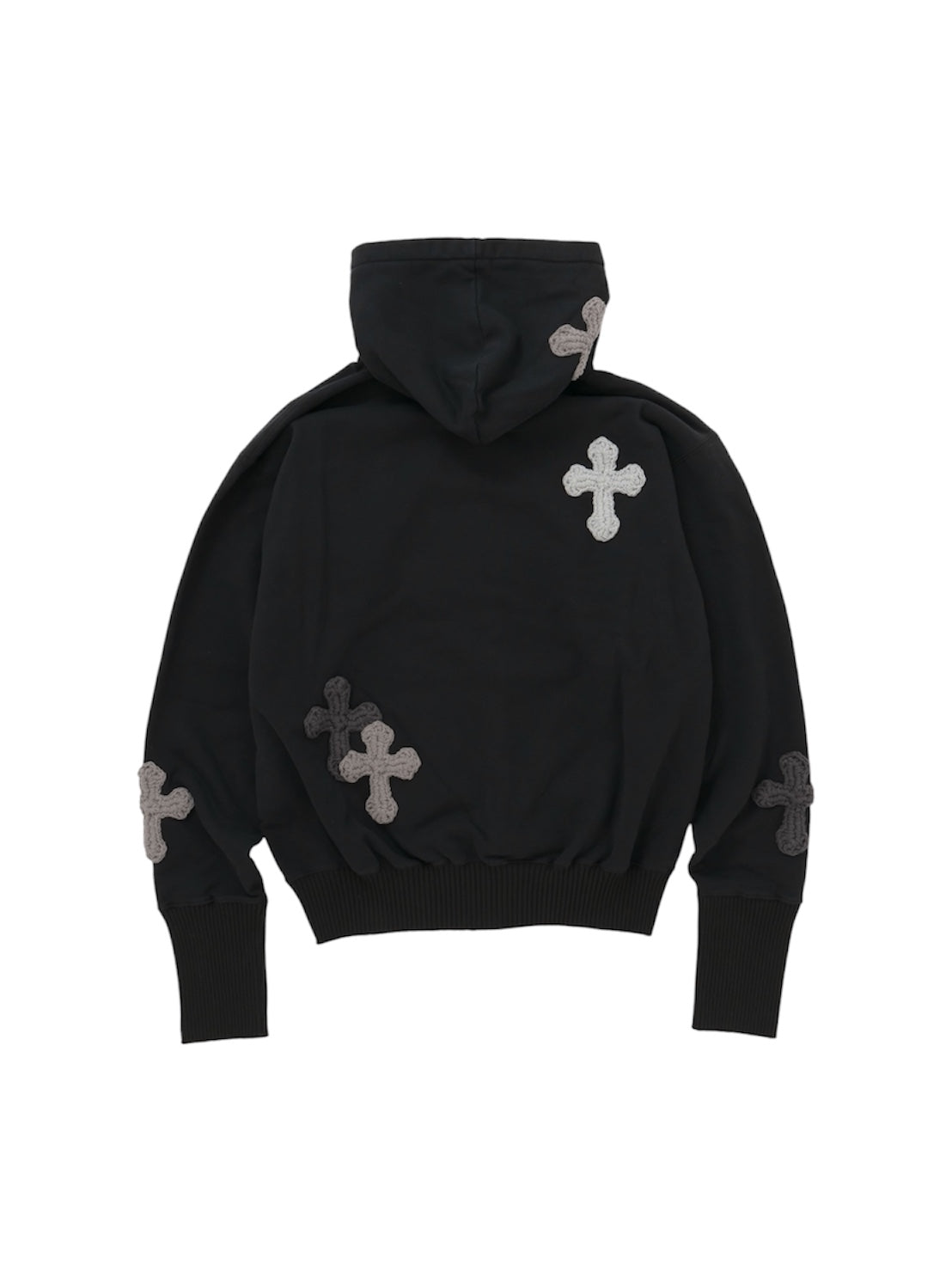 【Perfect ribs® × Y.A.R.N.】Basic Zip Hoodie (フーディー/ブラック)
