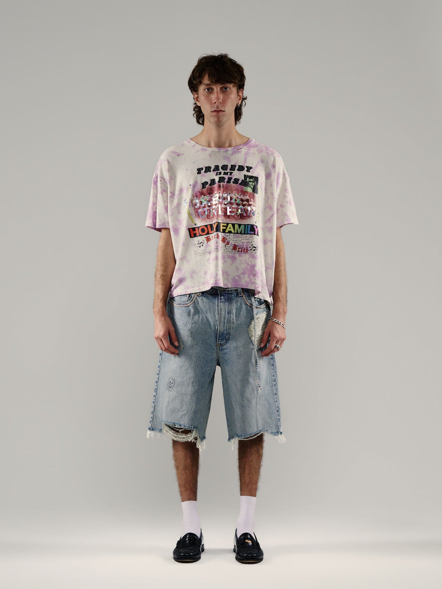 【PALY HOLLYWOOD - パリーハリウッド】GOOD GOOD TIMES DENIM SHORT / BLUE(ショーツ/ブルー)