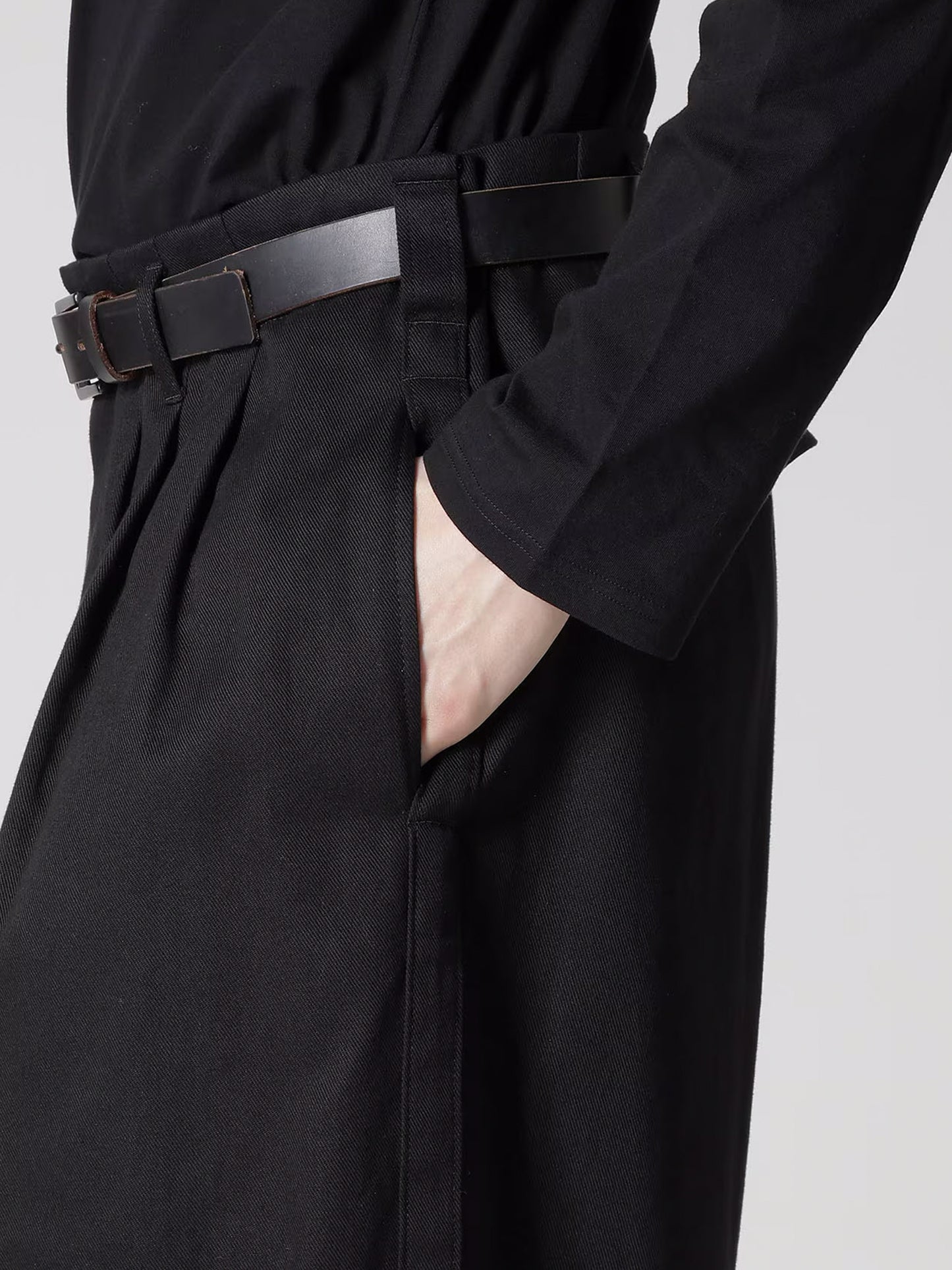 【Y's for men-ワイズフォーメン】KATSURAGI SIDE TAPE PANTS(パンツ/ブラック)