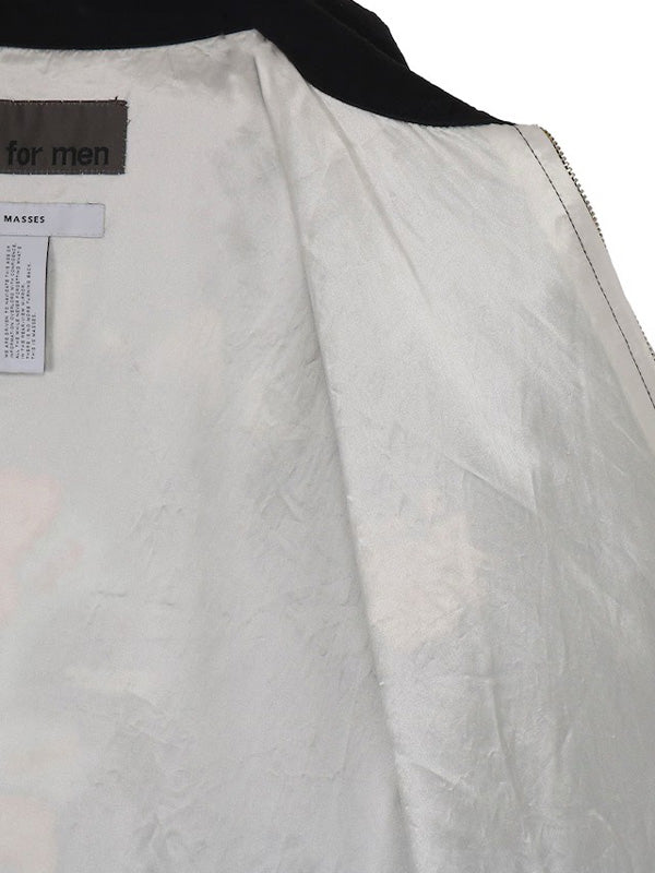 【Y's for men - ワイズフォーメン】"Y's for men × MASSES" SOUVENIR BLOUSON(ブルゾン/ブラック)
