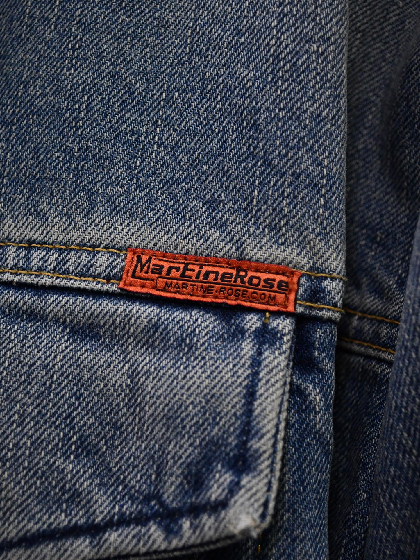 【Martine Rose  - マーティンローズ】PADDED DENIM JACKET / BLUE (ジャケット/ブルー)