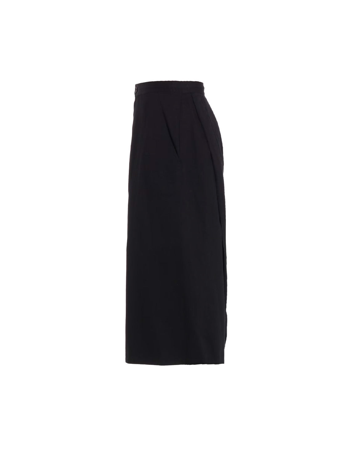 【Y's - ワイズ】Y's BORN PRODUCT COTTON TWILL SAROUEL WITH CLOTH  /BLACK(パンツ/ブラック)