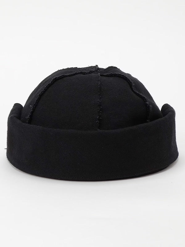 【Y's - ワイズ】WASHER GABARDINE CAP WITH EARMUFFS / BLACK(帽子/ブラック)