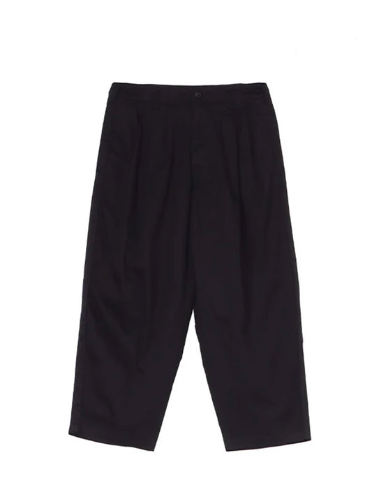 【Y's for men-ワイズフォーメン】GARMENT DYED KATSURAGI PANTS WITH SIDE TAPE / BLACK(パンツ/ブラック)