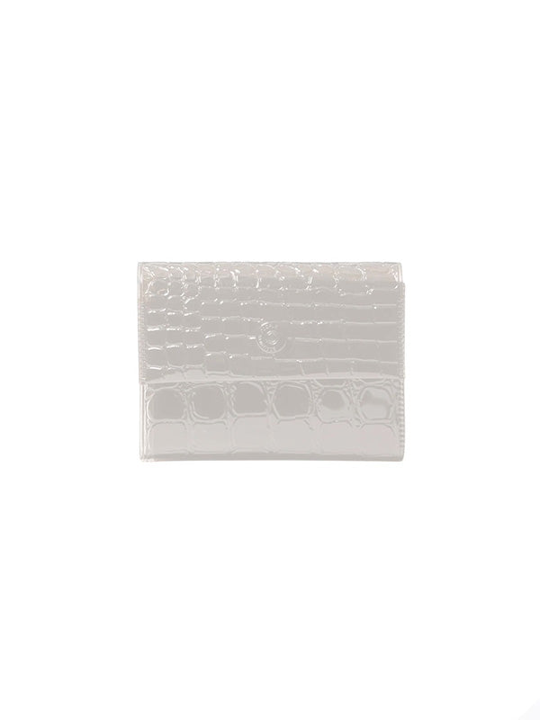 【beautiful people - ビューティフルピープル】nothing to hide vinyl mini wallet / WHITE（ウォレット/ホワイト)