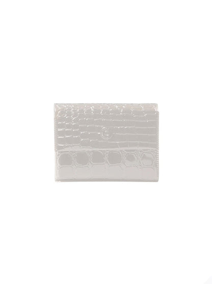 【beautiful people - ビューティフルピープル】nothing to hide vinyl mini wallet / WHITE（ウォレット/ホワイト)