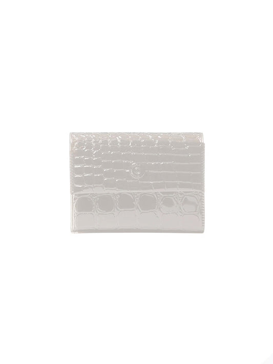 【beautiful people - ビューティフルピープル】nothing to hide vinyl mini wallet / WHITE（ウォレット/ホワイト)