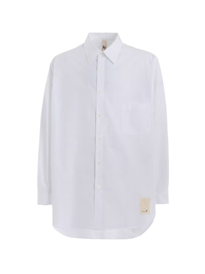 【Ground Y - グラウンドワイ】COTTON BROADCLOTH STANDARD BIG SHIRT / WHITE(シャツ/ホワイト)