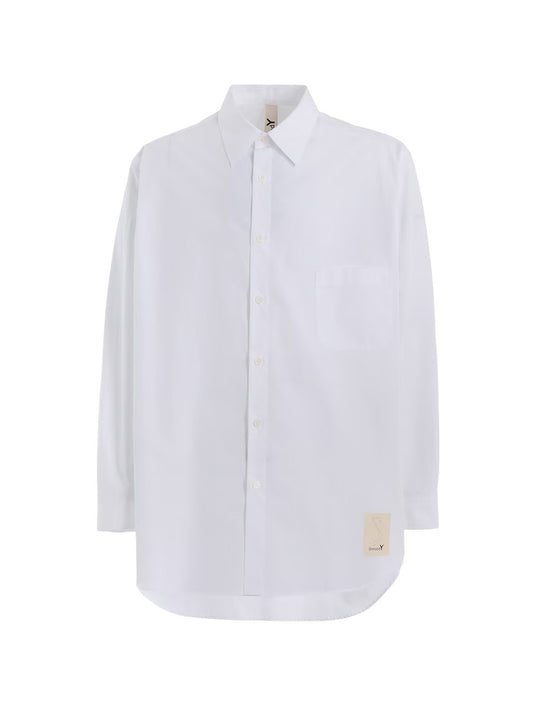 【Ground Y - グラウンドワイ】COTTON BROADCLOTH STANDARD BIG SHIRT / WHITE(シャツ/ホワイト)