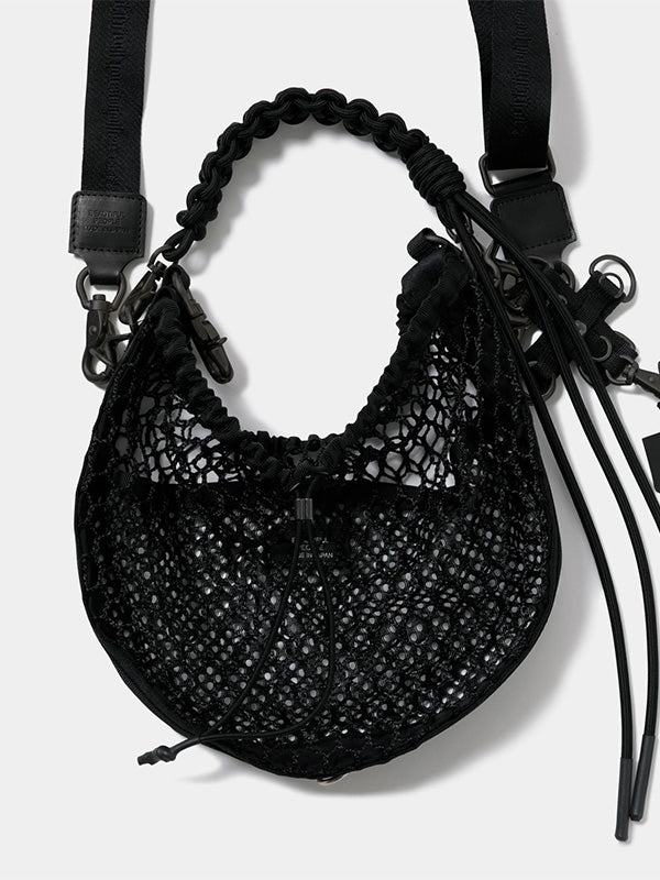 【beautiful people - ビューティフルピープル】over engineering strap / BLACK（バッグ/ブラック)