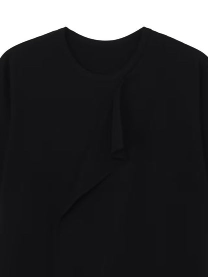 【Ground Y - グラウンドワイ】30-/COTTON JERSEY SHORT SLEEVED T /BLACK (Tシャツ/ブラック)