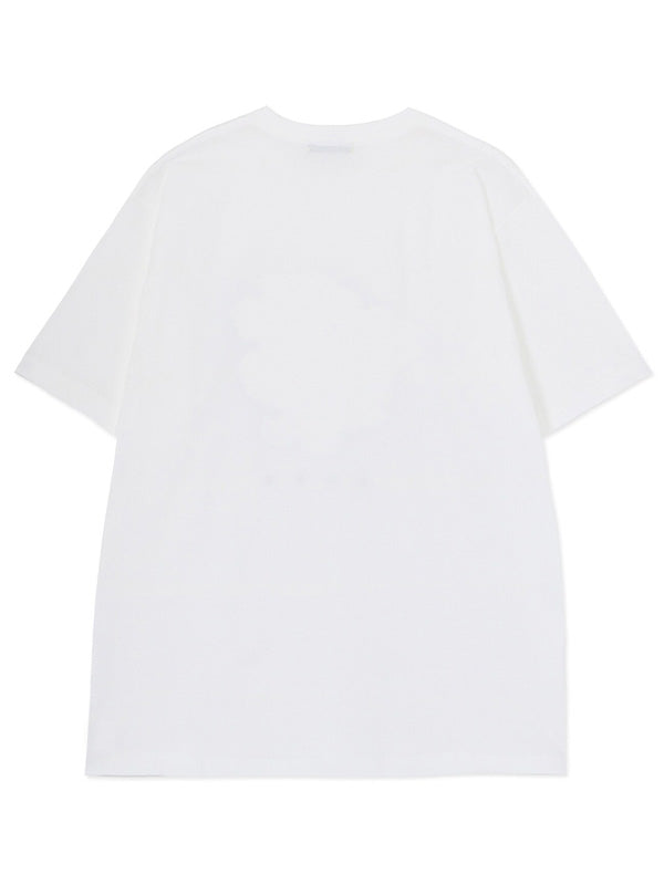【Y's.... - ワイズビー】PRINT T-SHIRT B / WHITE(Tシャツ/ホワイト)