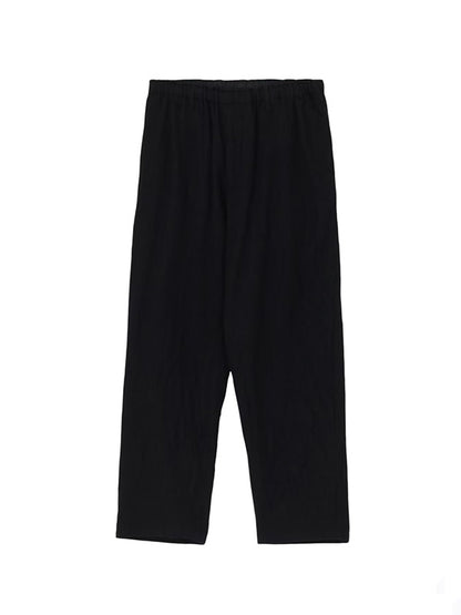 【Y's for men - ワイズフォーメン】"Y's for men × MASSES" SHRINK SERGE WAIST ELASTIC PANTS(パンツ/ブラック)