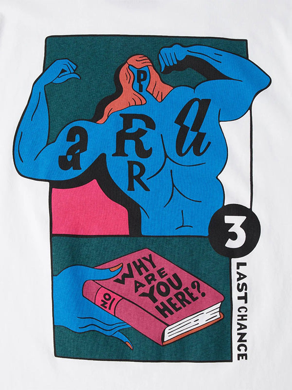 【by Parra - バイパラ】WHY ARE YOU HERE T-SHIRT / WHITE (Tシャツ/ホワイト)