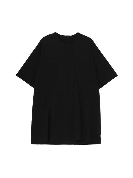 【Ground Y - グラウンドワイ】COTTON JERSEY TUCKED JUMBO T-SHIRT SHORT SLEEVES /BLACK(Tシャツ/ブラック)