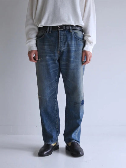 【ANACHRONORM - アナクロノーム】  CONTEXT-001-24R REGULAR TAPERED REMAKED 5P PANTS / INDIGO (パンツ/インディゴ)