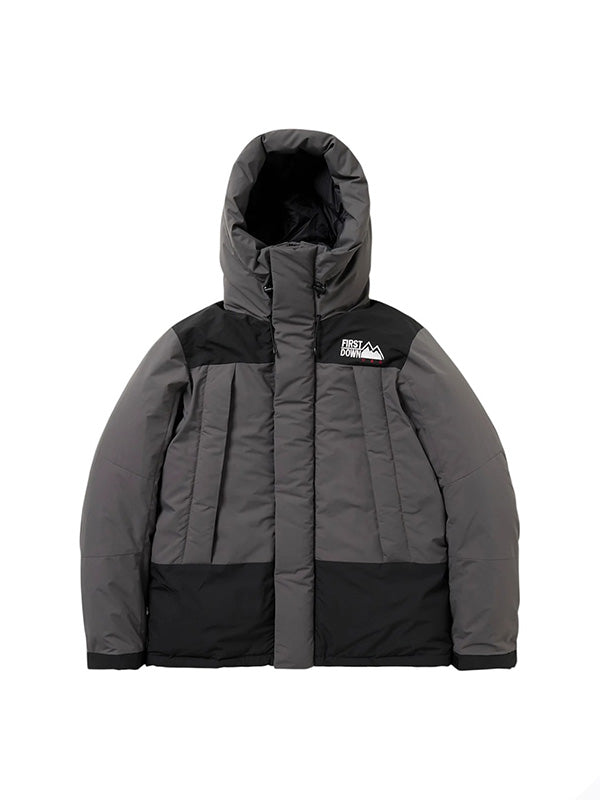 【FIRST DOWN -ファーストダウン WRAP DOWN PARKA DICROS(R) MAURI / CHARCOAL (ダウン/チャコール)