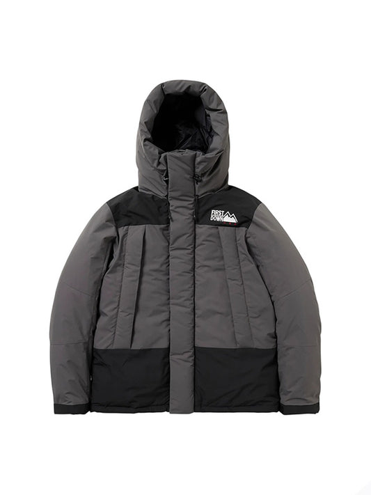 【FIRST DOWN -ファーストダウン WRAP DOWN PARKA DICROS(R) MAURI / CHARCOAL (ダウン/チャコール)