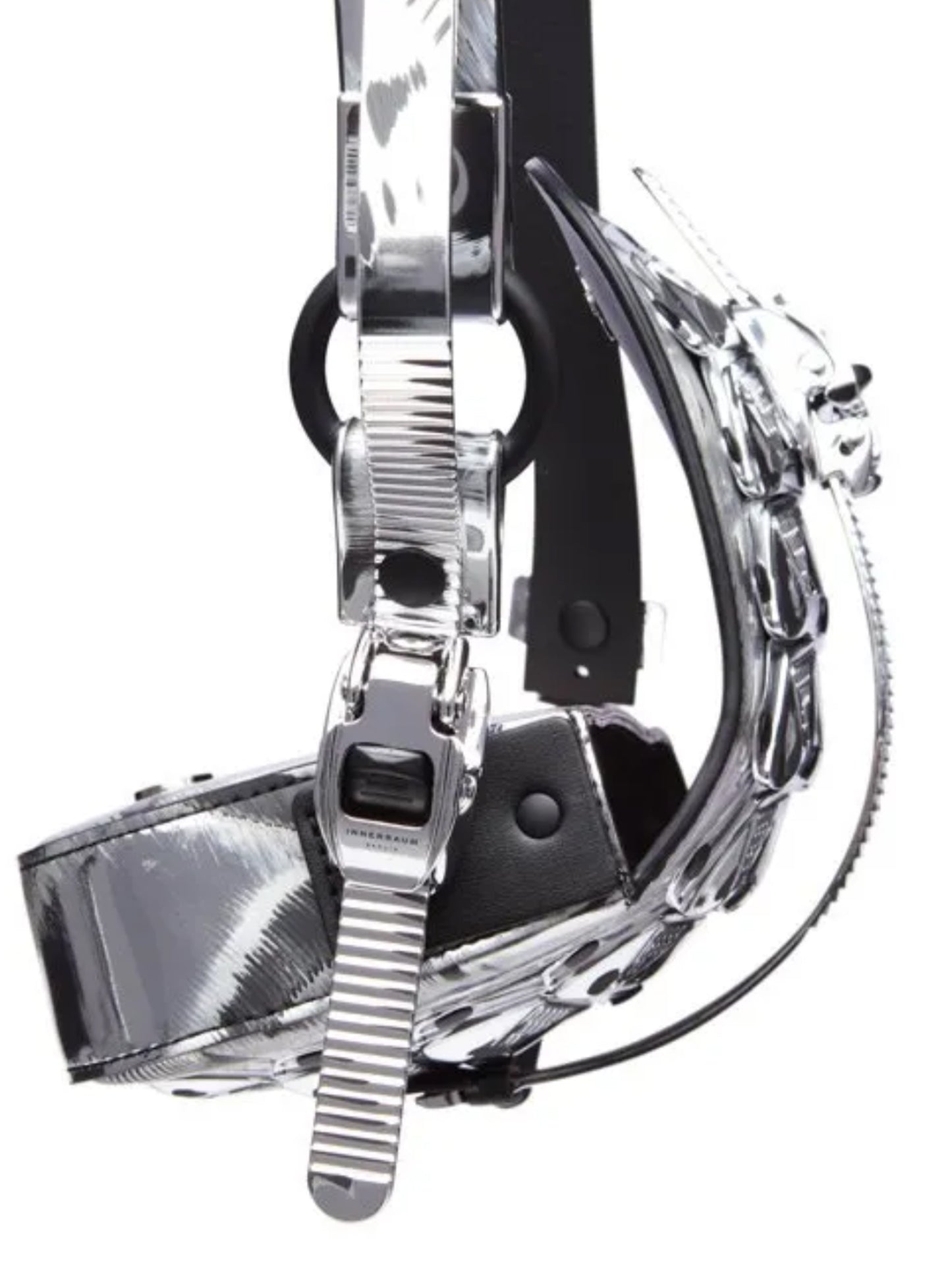 【INNERRAUM - インナーラム】OBJECT C02 HANDBAG / BLACK&SILVER（バッグ / ブラック&シルバー）