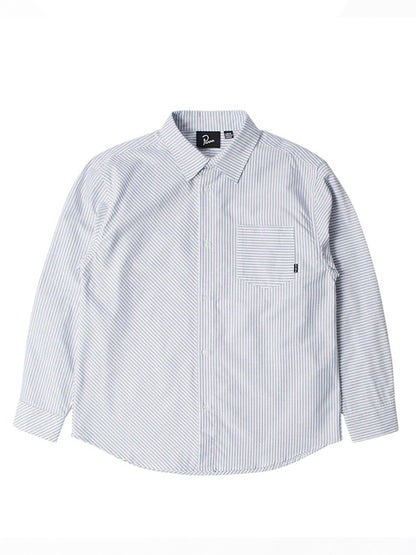 【by Parra - バイパラ】HORIZONTICALED SHIRT / BLUE (シャツ/ブルー)