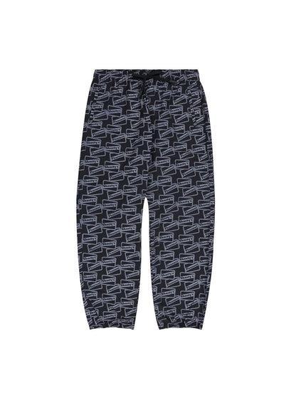【PLEASURES - プレジャーズ】REFLECTIVE TRCK PANTS / BLACK (パンツ/ブラック)