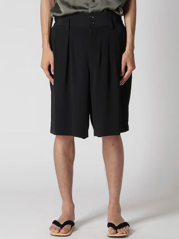 【Y's for men-ワイズフォーメン】TA TUXEDO SHORT PANTS (ショートパンツ/ブラック)