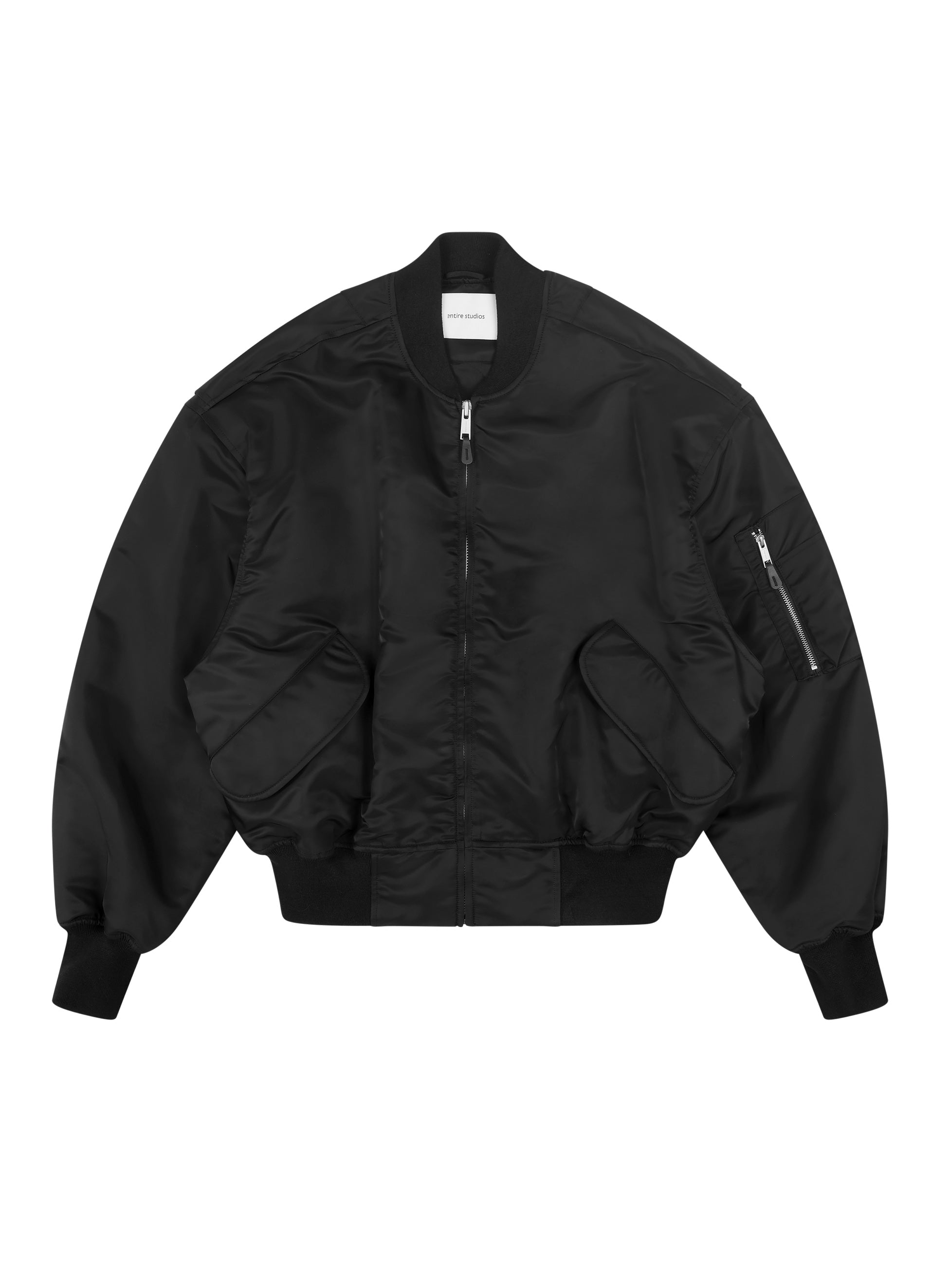 ジャケット・アウター entire studio A2 bomber Entire Studios - A-2 Oversized Cropped Nylon-Twill Bomber