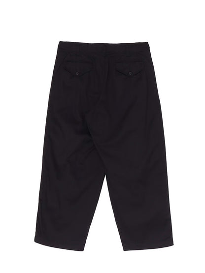 【Y's for men-ワイズフォーメン】GARMENT DYED KATSURAGI PANTS WITH SIDE TAPE / BLACK(パンツ/ブラック)