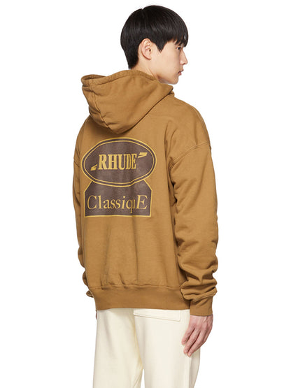 50%OFF【RHUDE - ルード】CLASSIQUE HOODIE (パーカー/タン)