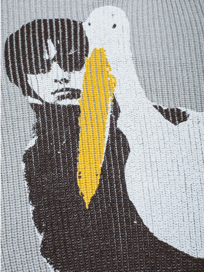 【Fucking Awesome- ファッキングオーサム】HIGH LONESOME CREWNECK SWEATER / GRAY（セーター/グレー)