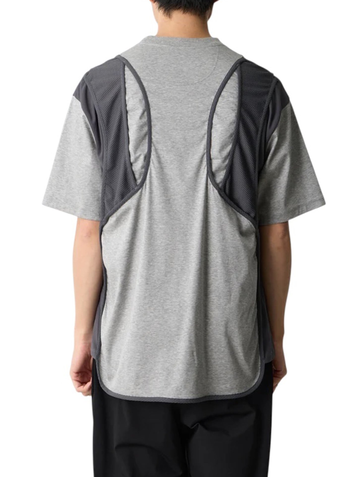 【White Mountaineering - ホワイトマウンテニアリング】LAYERED T-SHIRT / GRAY (Tシャツ/グレー)