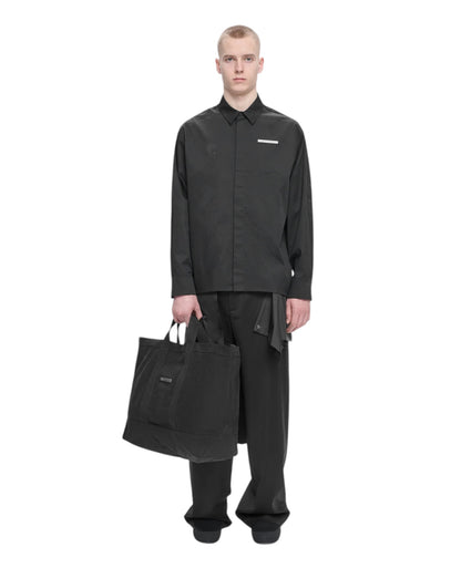 【HELIOT EMIL  - エリオットエミル】ALSORAN LS SHIRT / BLACK (シャツ/ブラック)