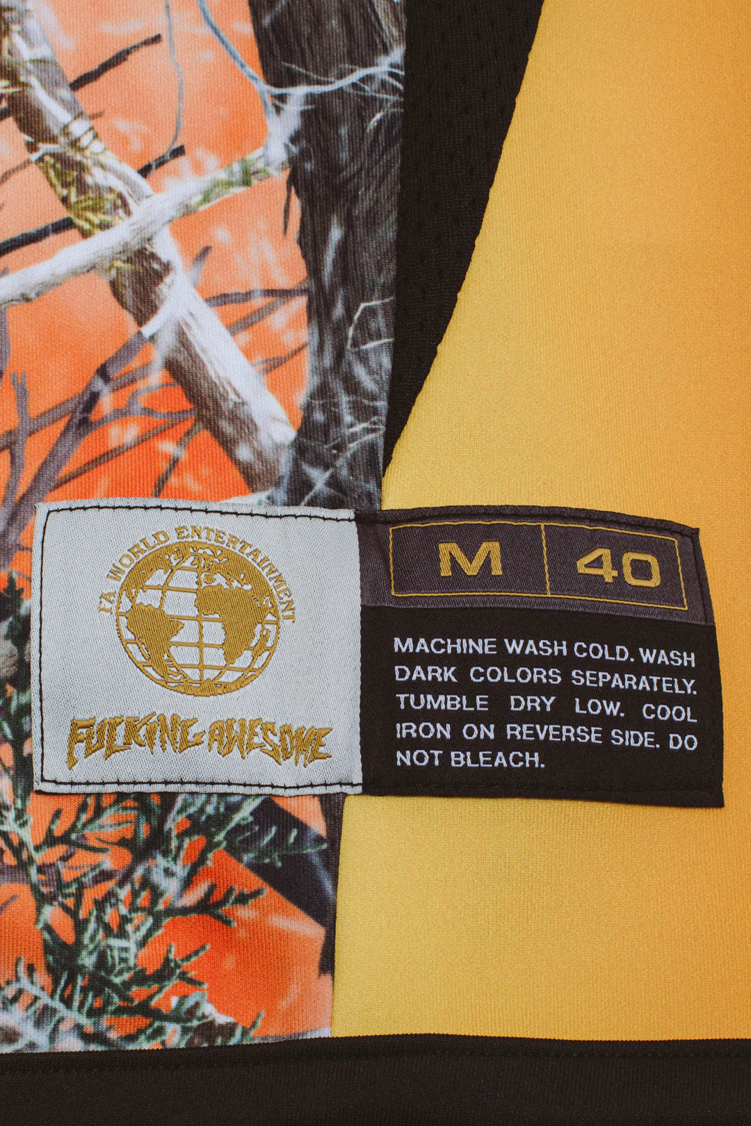 【Fucking Awesome- ファッキングオーサム】RAPID SHORT SLEEVE JERSEY /  ORANGE CAMO（Tシャツ/オレンジカモ)