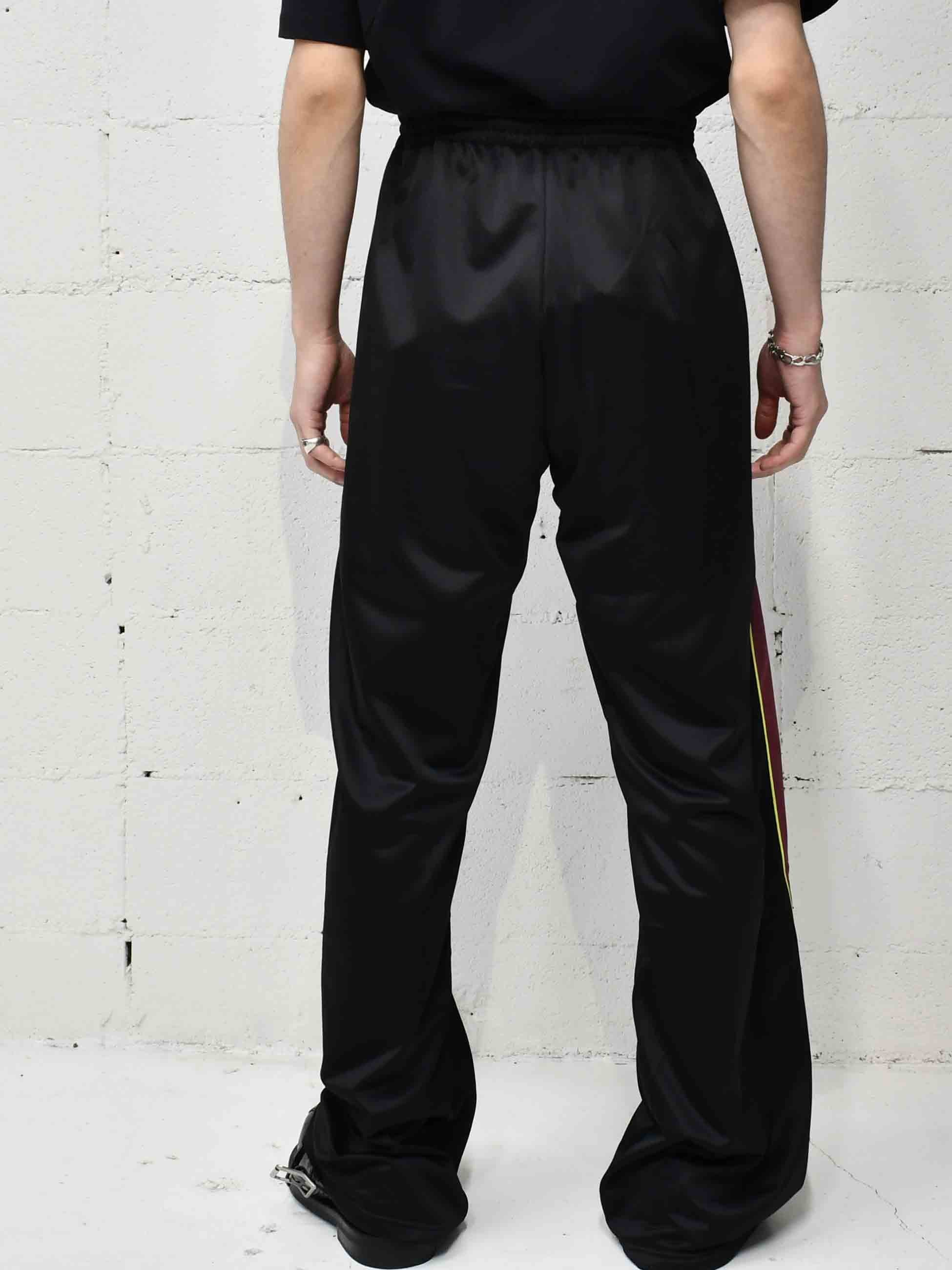 未使用 Martine Rose ワイドレッグトラックパンツ Martine Rose - マーティンローズ】WIDE LEG TRACKPANT / BLK BURGUNDY