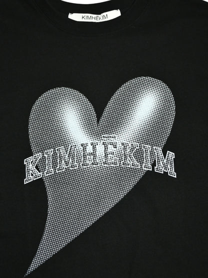 【KIMHEKIM - キムヘキム】KIMHEKIM HEART BALLOON PRINT T-SHIRT / BLACK(Tシャツ/ブラック)