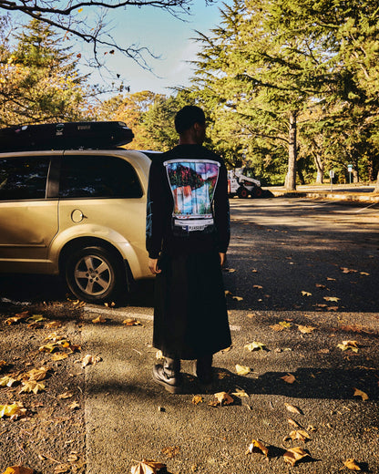 【PLEASURES - プレジャーズ】SEMI HEAVYWEIGHT LONG SLEEVE SHIRT / BLACK (L.S/ブラック)