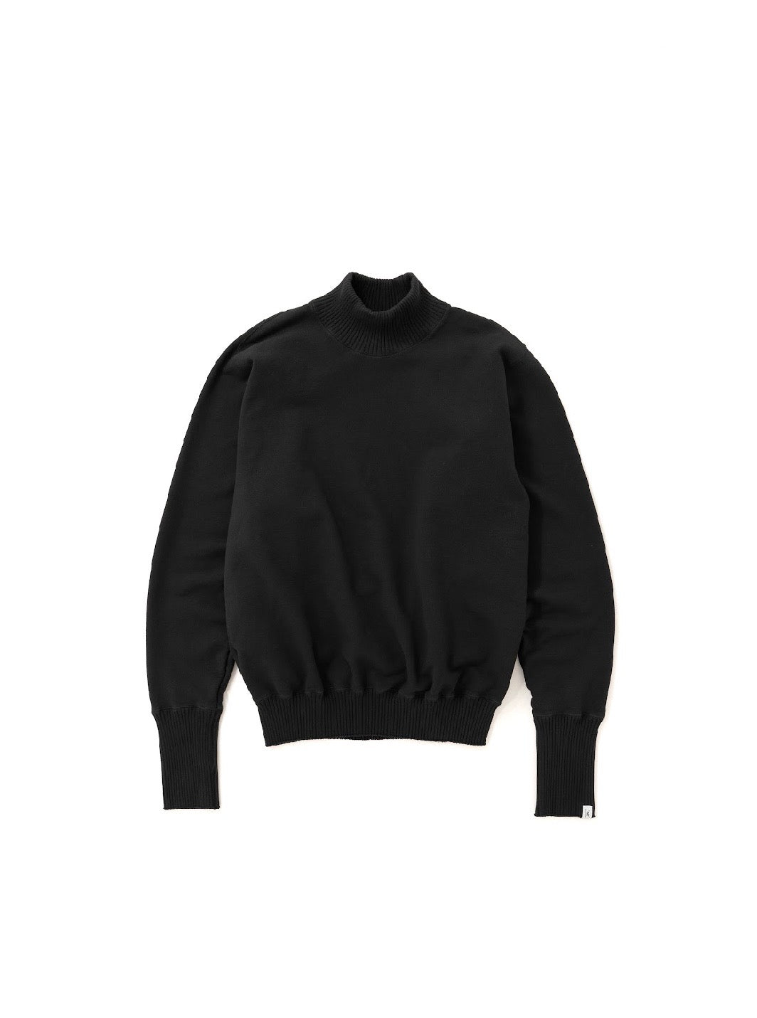 【Perfect ribs® - パーフェクトリブス】Turtle Neck Sweat Shirts / Black(タートルネックスウェットシャツ/ブラック)
