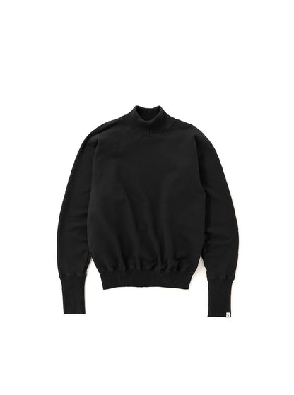 【Perfect ribs® - パーフェクトリブス】Turtle Neck Sweat Shirts / Black(タートルネックスウェットシャツ/ブラック)
