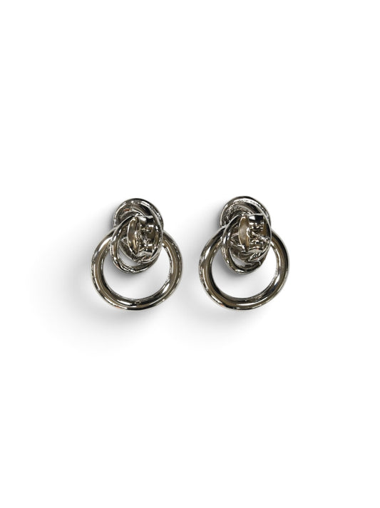 【JUSTINE CLENQUET- ジュスティーヌクランケ】CARA EARRINGS (ピアス/シルバー)