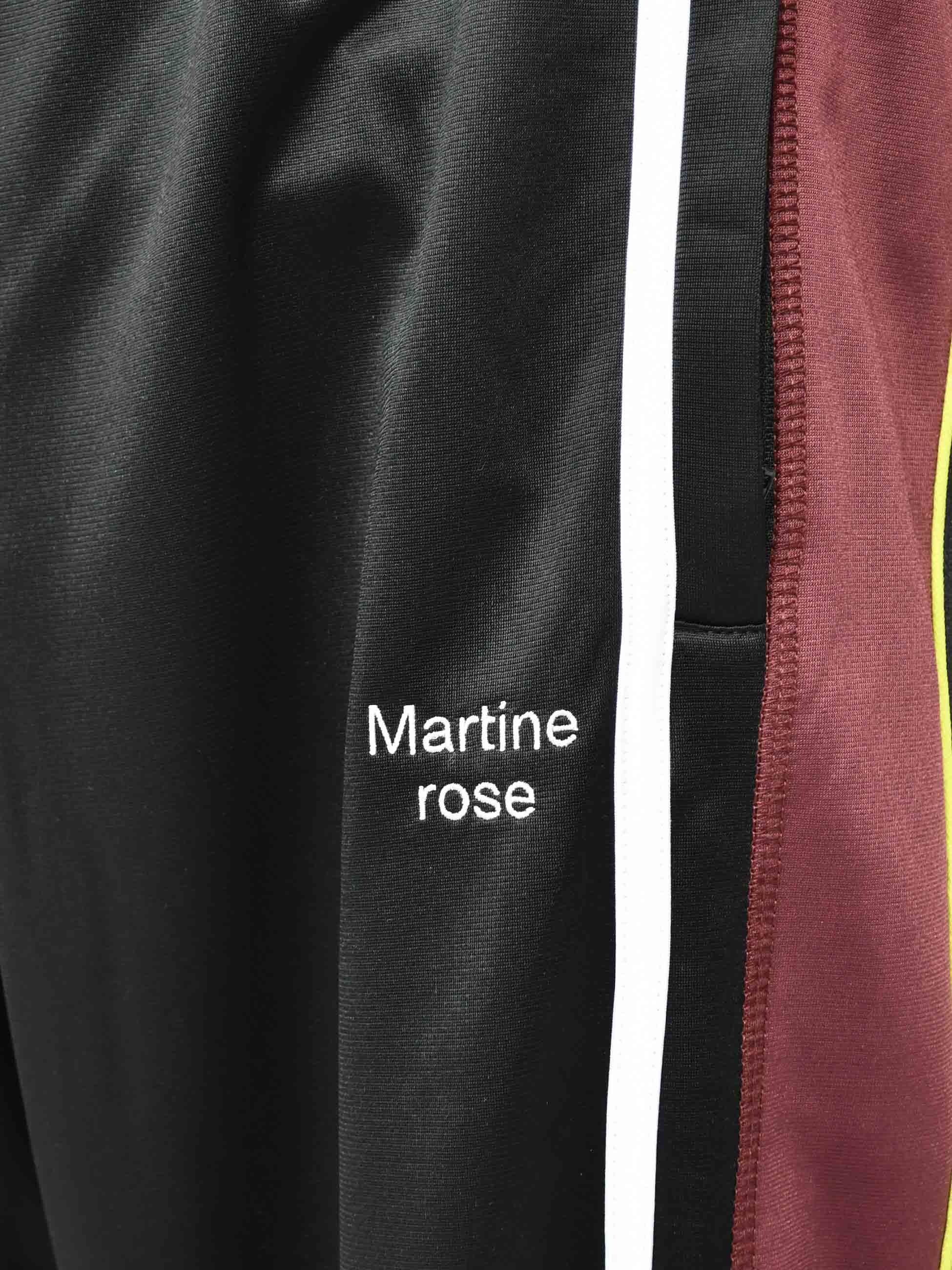 Martine Rose - マーティンローズ】WIDE LEG TRACKPANT / BLK BURGUNDY
